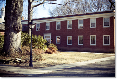 montessori house school exterior facade